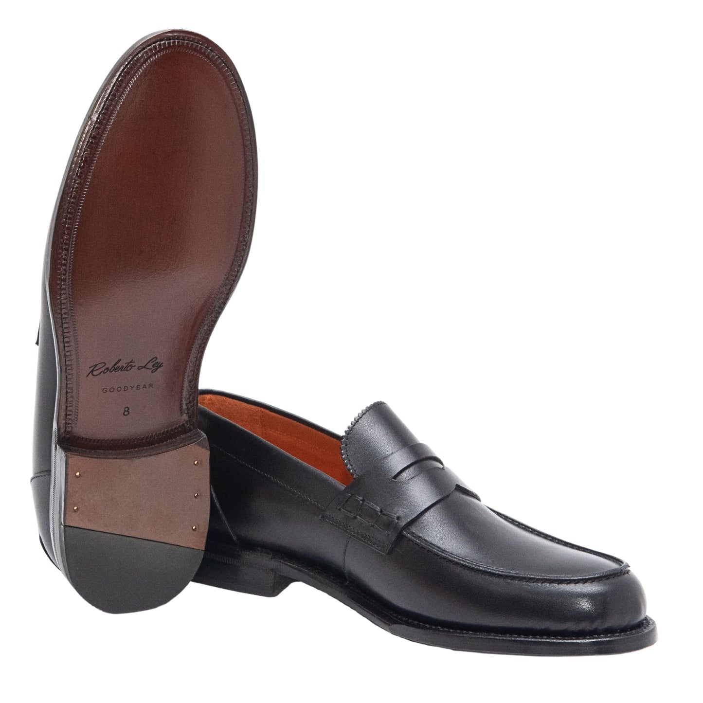 MOCASÍN NEGRO FAB GOODYEAR BANDA CLASICA SUELA DE CUERO