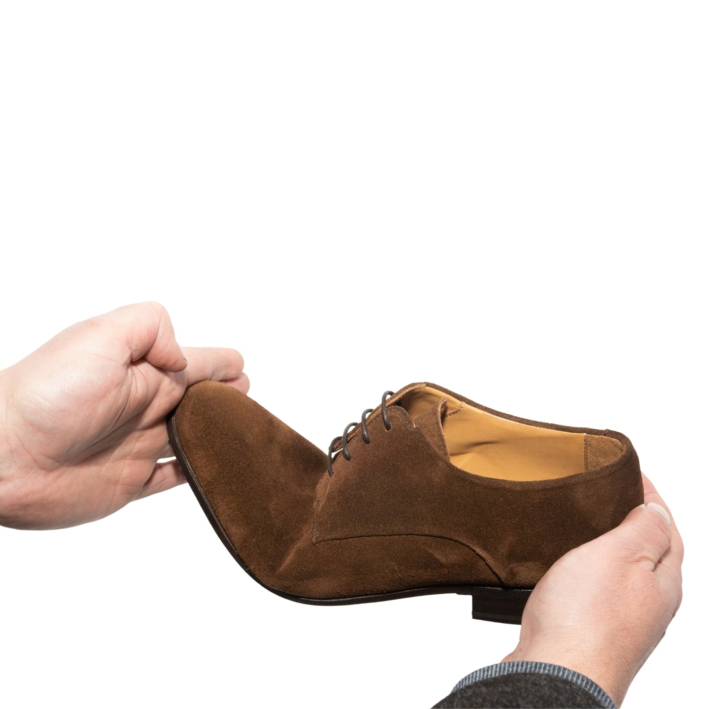 DERBY CORDONES PALA LISA. fABRICACIÓN BOLGNA FLEX CON GUANTE AL FORRO