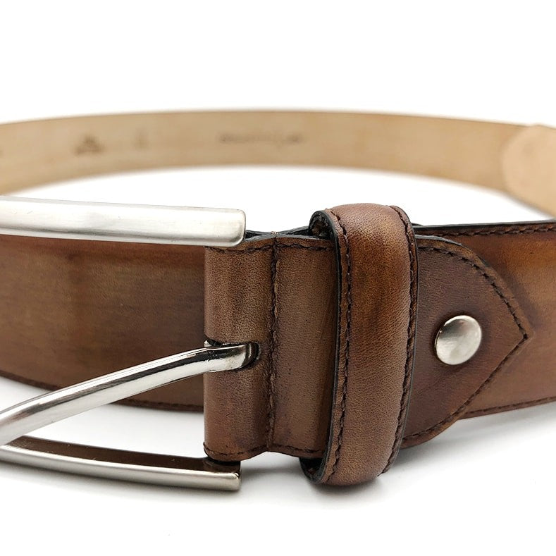 Men's leather belt