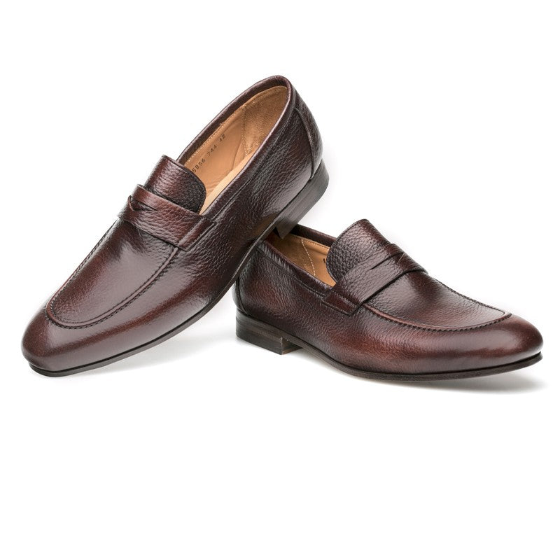 GOODYEAR BROWN MEN'S LOAFER – Roberto Ley - Main Image