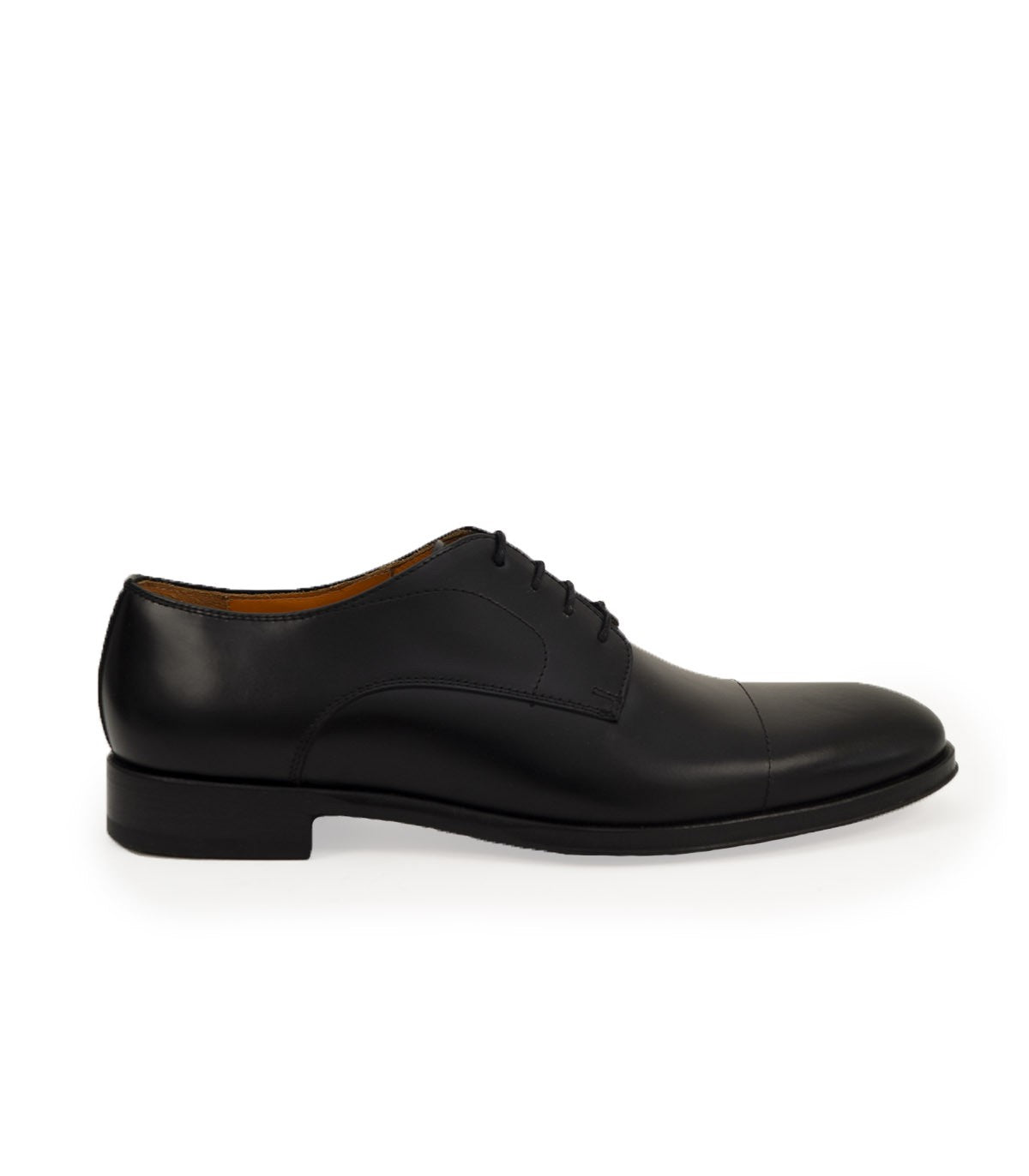 Chaussures Blucher noires à lacets pour homme