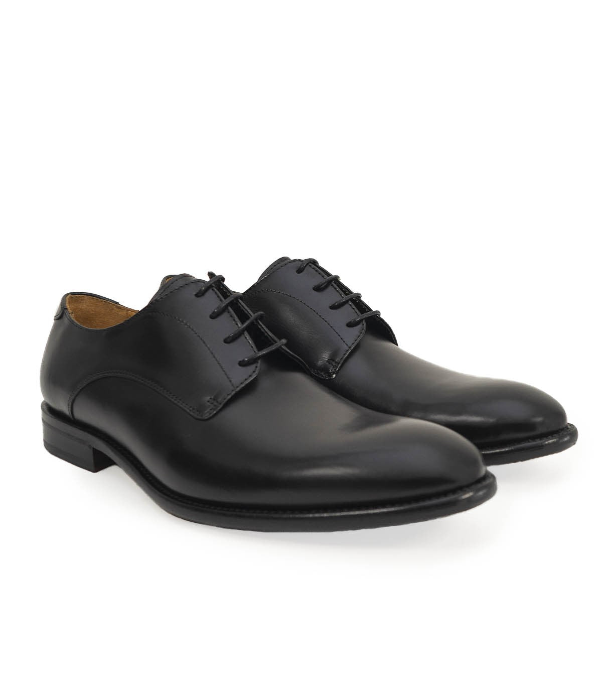 Chaussures à lacets noires pour hommes