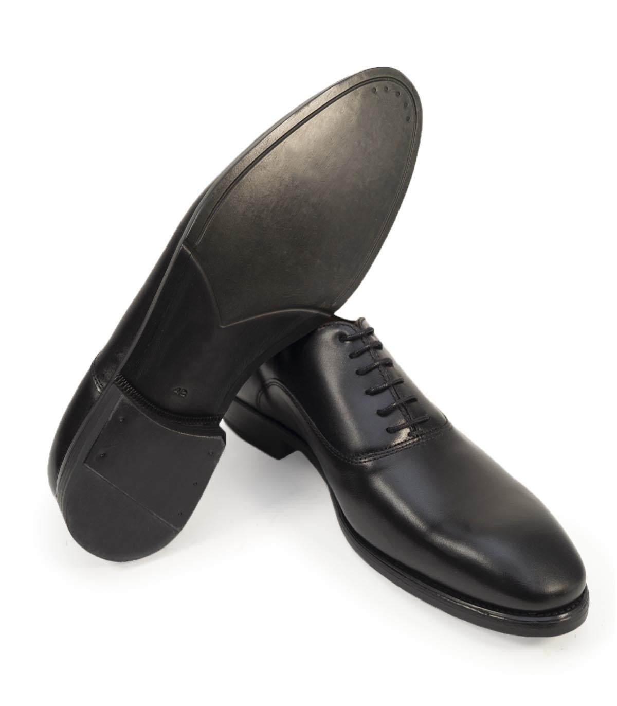 Chaussures à lacets noires pour hommes