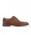 GOODYEAR BROWN SUEDE LACE-UP SHOES FOR MEN