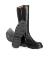 WOMEN'S HIGH BLACK LEATHER BOOT