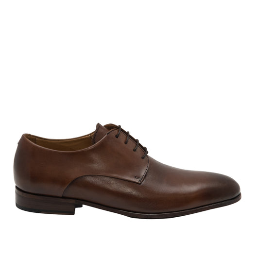DERBY CORDONES PALA LISA. fABRICACIÓN BOLGNA FLEX CON GUANTE AL FORRO