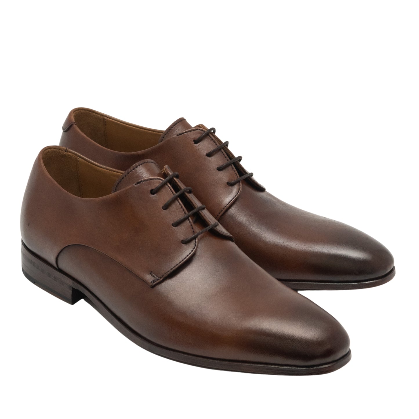DERBY CORDONES PALA LISA. fABRICACIÓN BOLGNA FLEX CON GUANTE AL FORRO