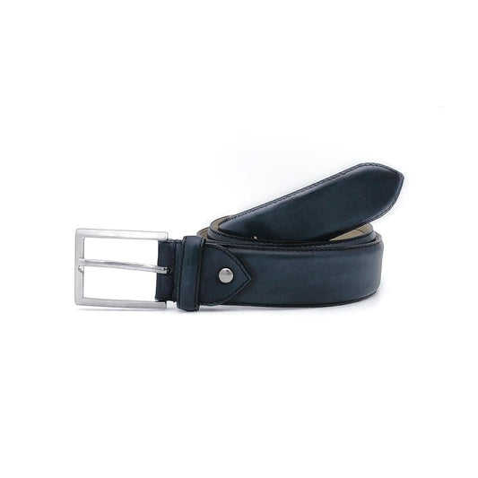 CEINTURE EN CUIR BLEU POUR HOMME