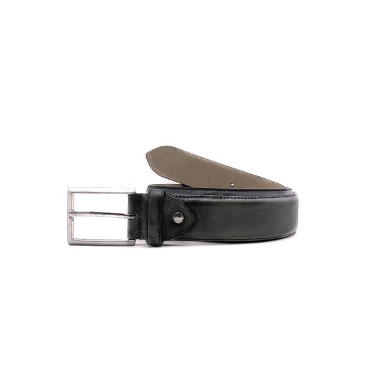 CEINTURE EN CUIR GRIS POUR HOMME