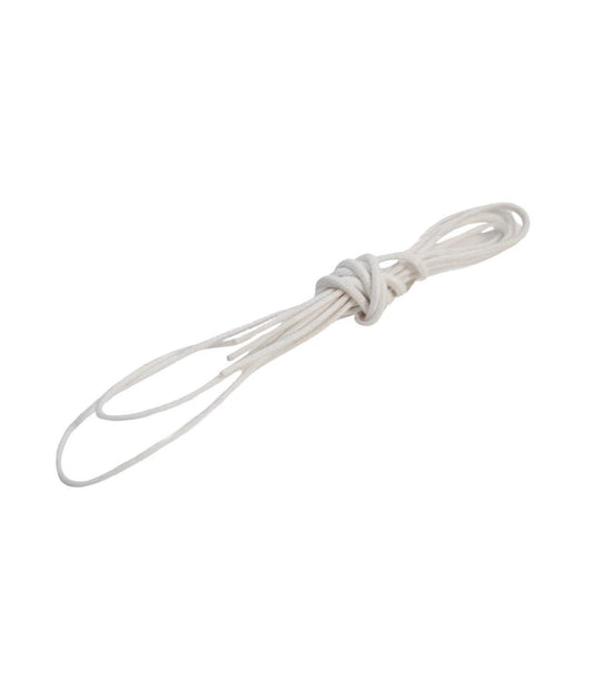 CORDON DE CHAUSSURE ROND DE COULEUR BLANC