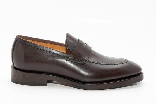 MOCASIN ANTIFAZ PATINADO MARRÓN
