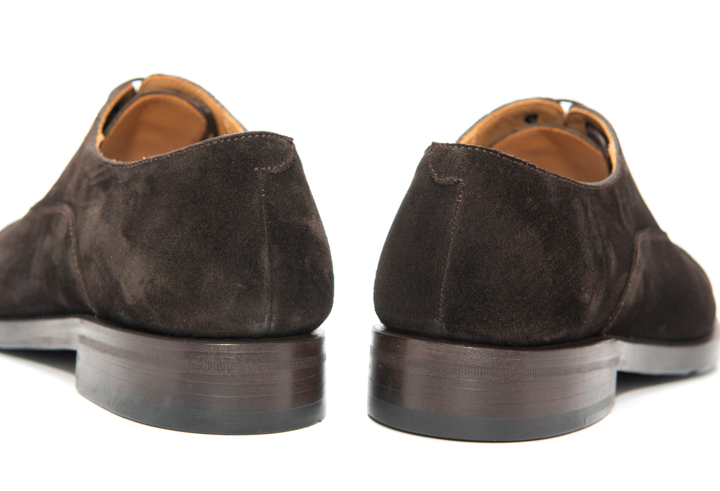 Zapato cordones de ante. Fabricación Goodyear