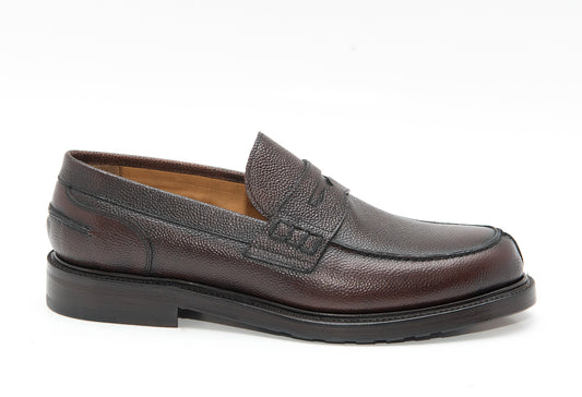 Mocasín piel grabada. Fabricación Goodyear