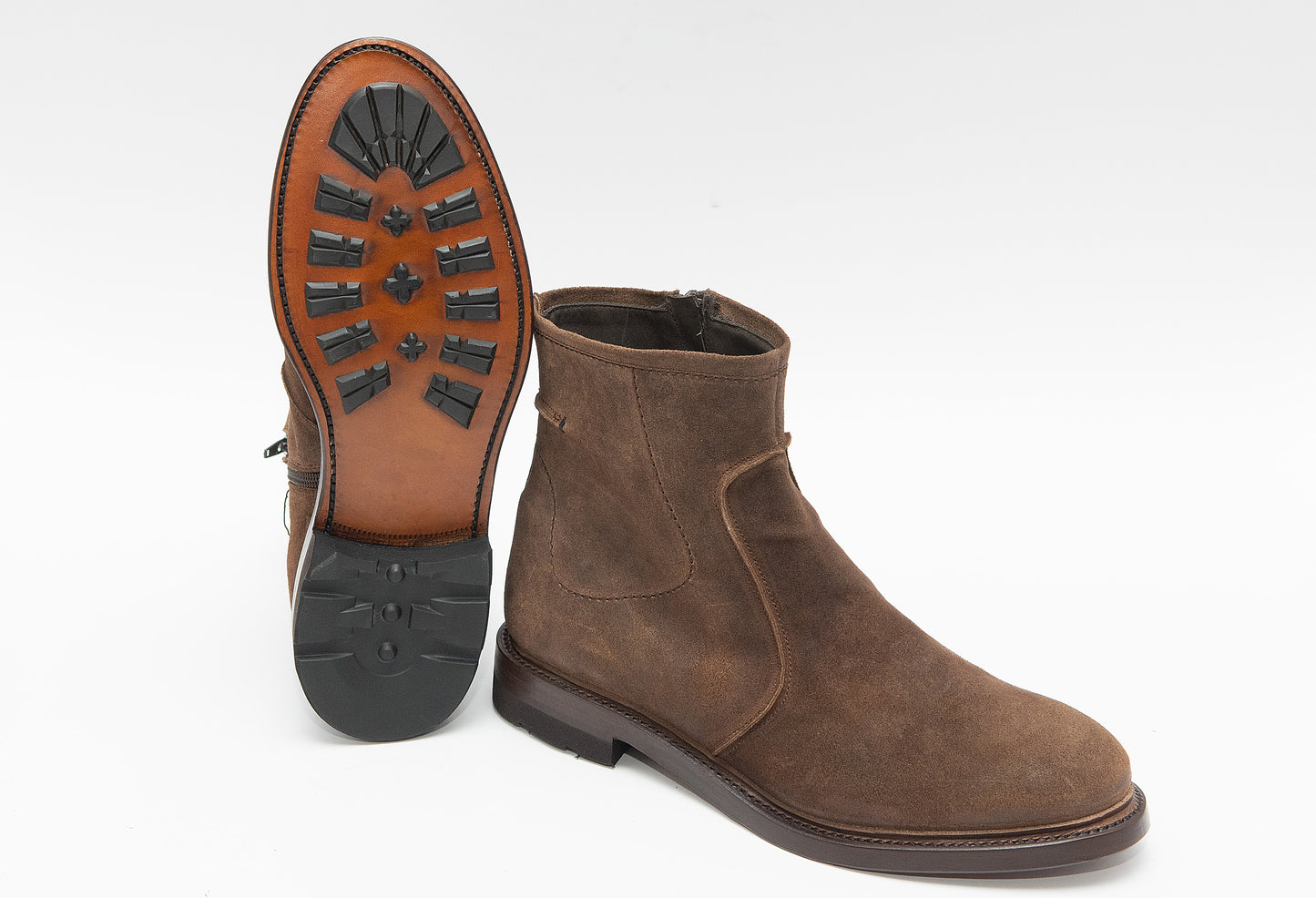 Bota cremallera lateral piel Ante. Fabricación Goodyear