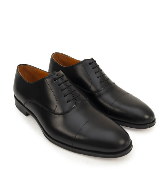 Chaussures Blucher noires à lacets pour homme