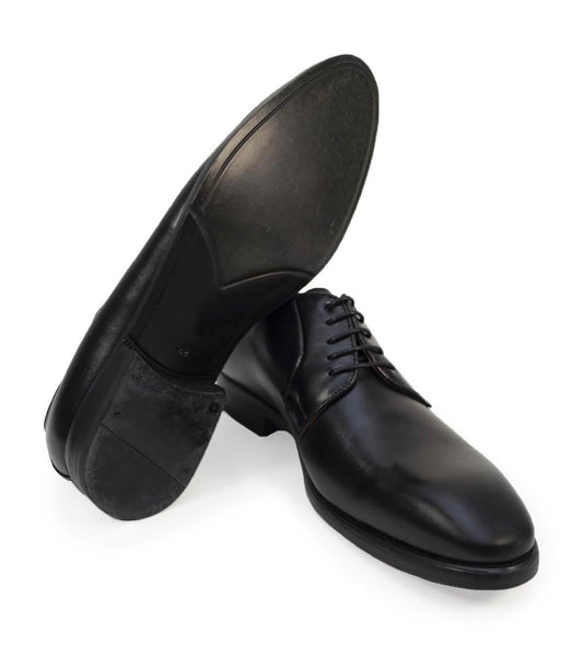 Chaussures à lacets noires pour hommes