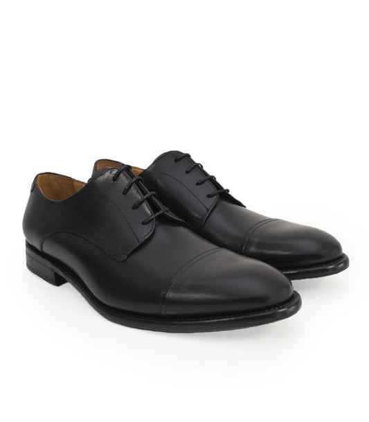 Chaussures à lacets noires pour hommes