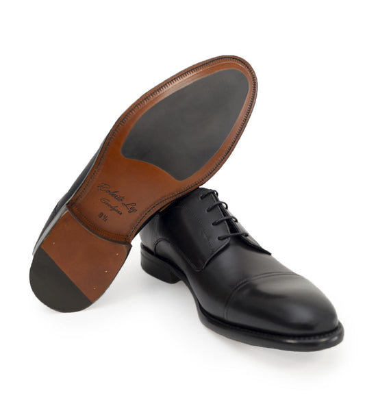 Chaussures à lacets noires pour hommes