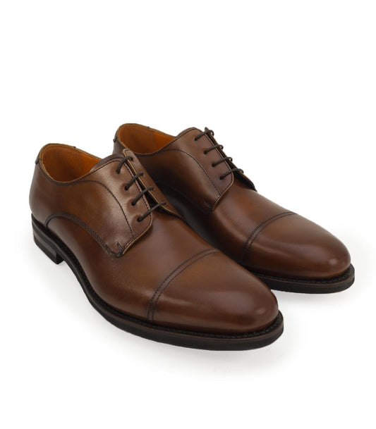 CHAUSSURES À LACETS MARRON GOODYEAR POUR HOMMES