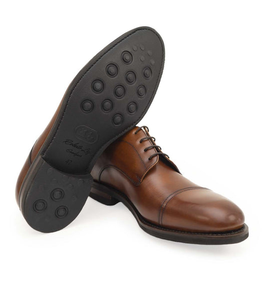 CHAUSSURES À LACETS MARRON GOODYEAR POUR HOMMES