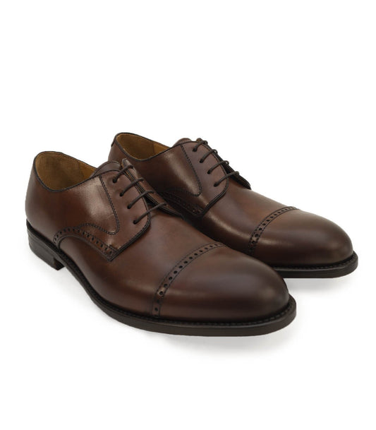 CHAUSSURES À LACETS MARRON GOODYEAR POUR HOMMES