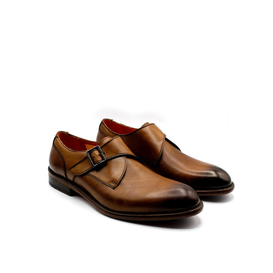 CHAUSSURES EN CUIR POUR HOMMES À BOUCLE LATÉRALE GOODYEAR