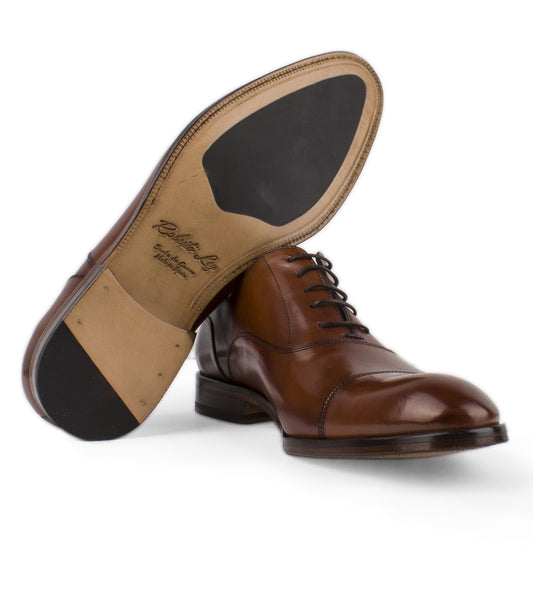 Chaussures Oxford marron à lacets pour homme